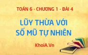 Lũy thừa với số mũ tự nhiên, cách nhân chia hai lũy thừa cùng cơ số - Lý thuyết Toán 6 bài 4